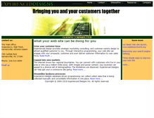 Tablet Screenshot of experienced-designs.com